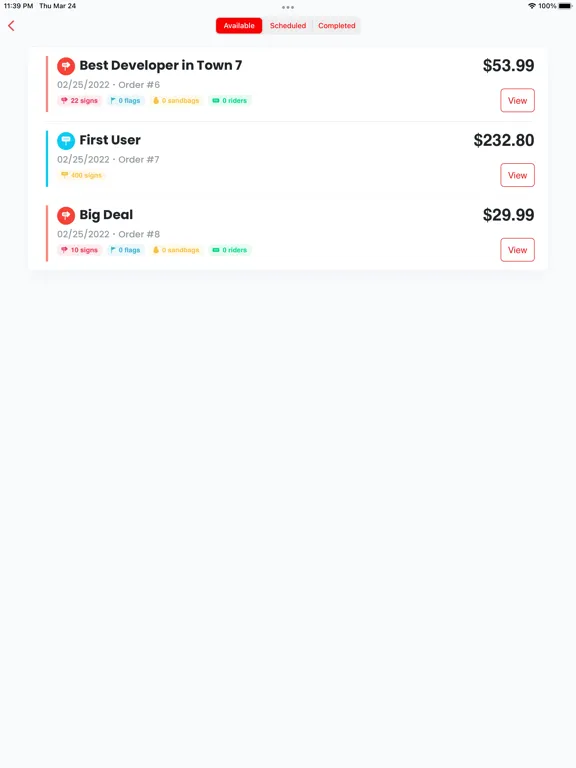 Tangkapan skrin TMS Drivers iPad 