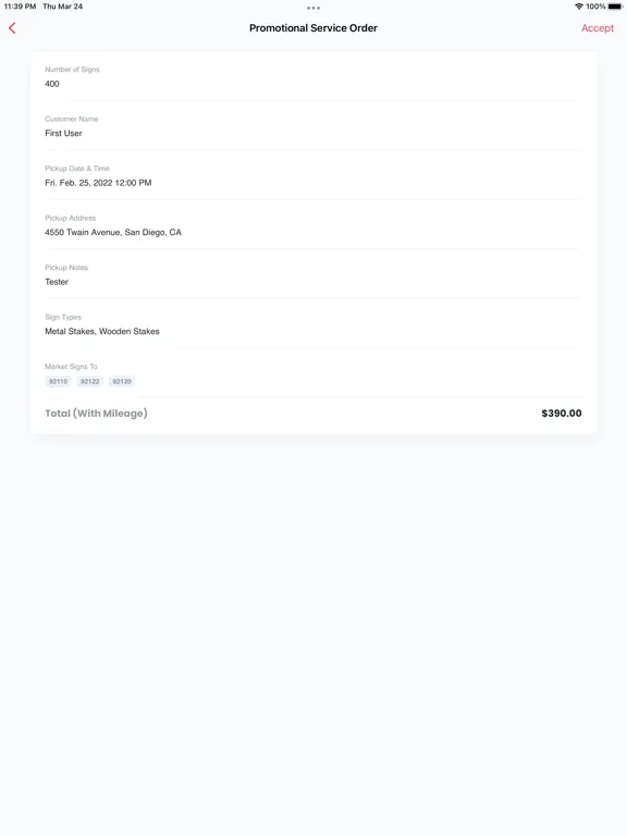 Tangkapan skrin TMS Drivers iPad 