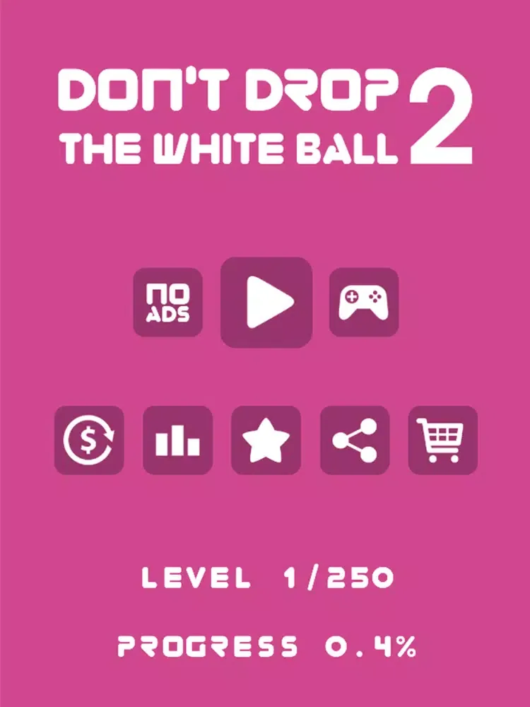 Zrzuty ekranu Don't Drop The White Ball 2 iPad 