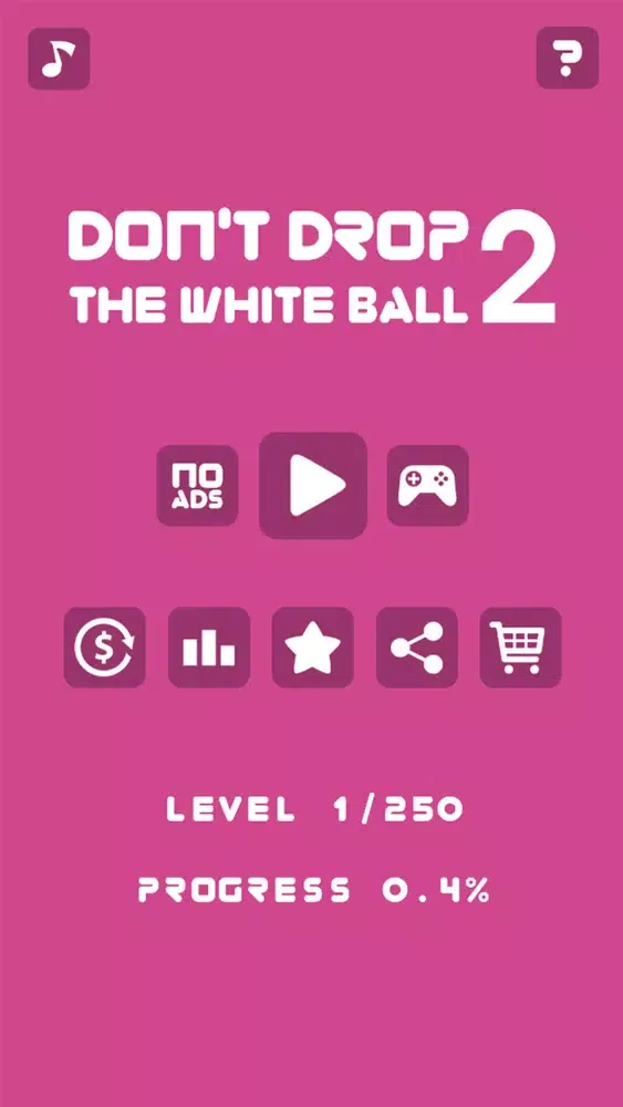 Zrzuty ekranu Don't Drop The White Ball 2