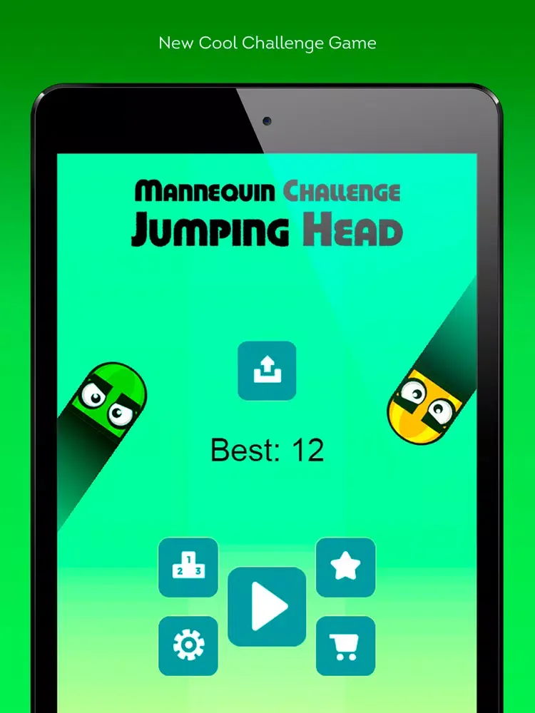 Ảnh chụp màn hình của Mannequin Head - Jumping Challenge iPad 