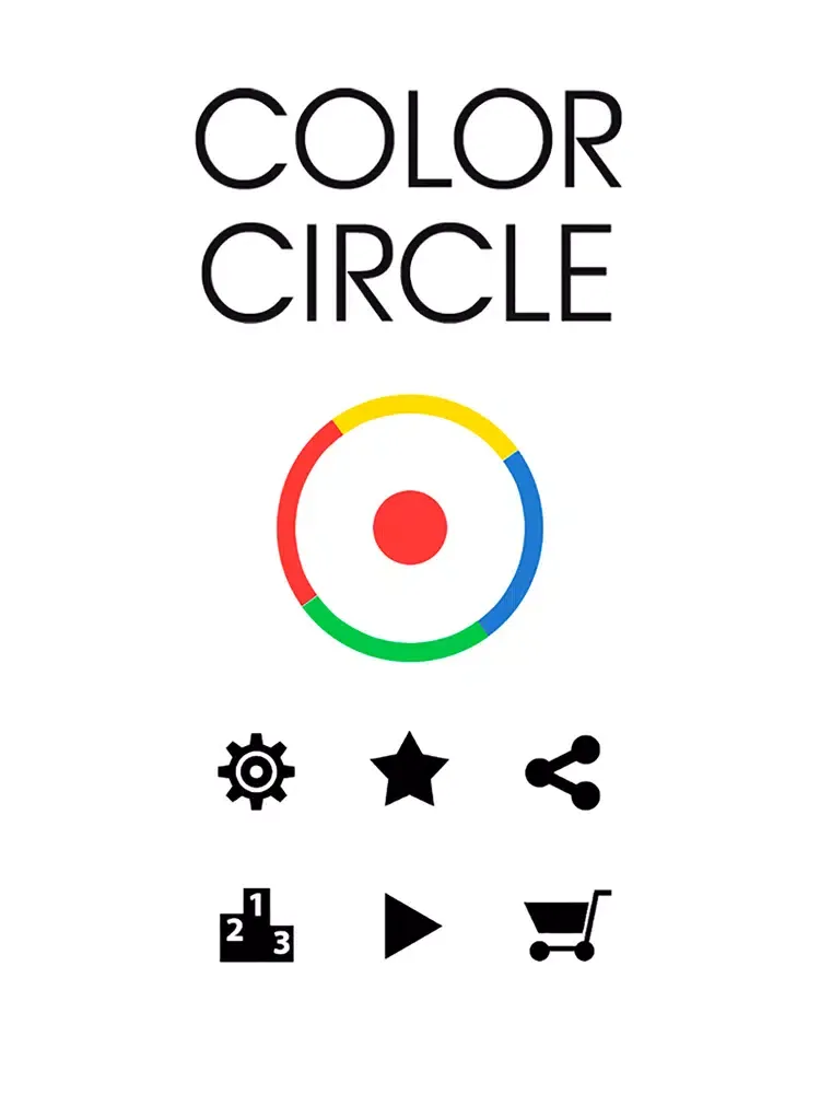 Screenshot di Color Сircle Game iPad 