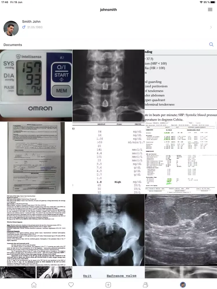 Medical History – documents iPad  Ekran Görüntüleri