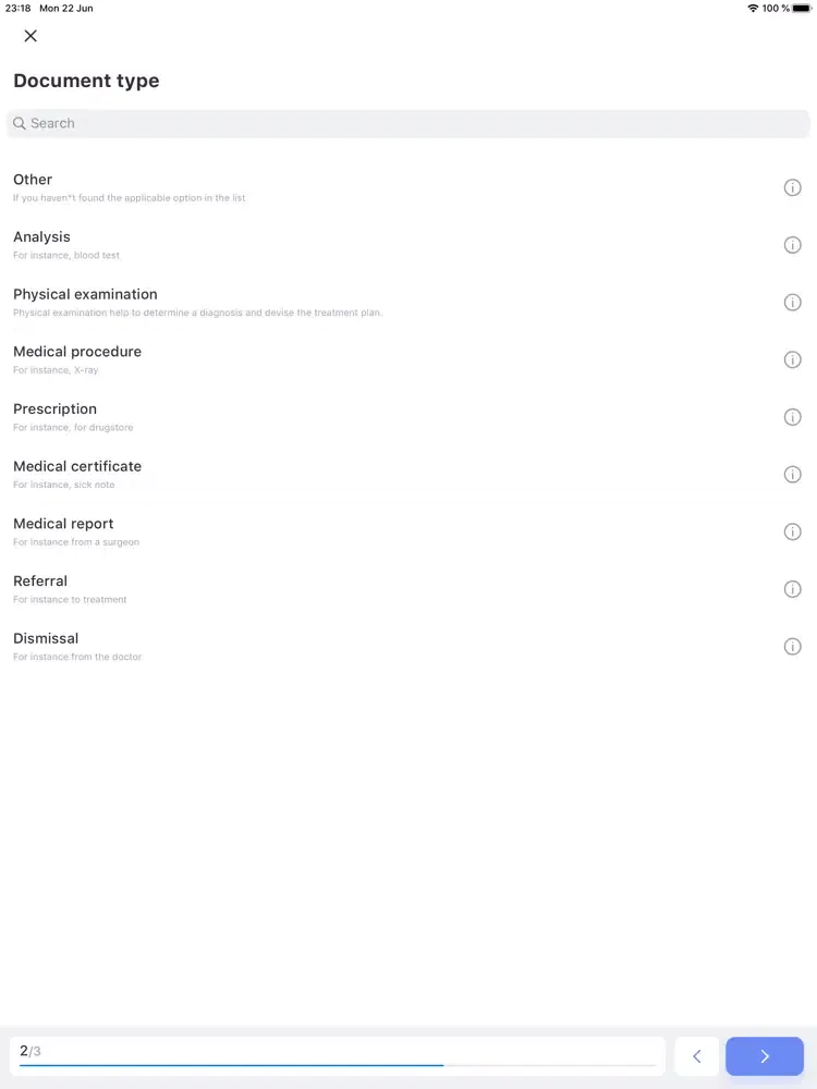 Medical History – documents iPad  Ekran Görüntüleri