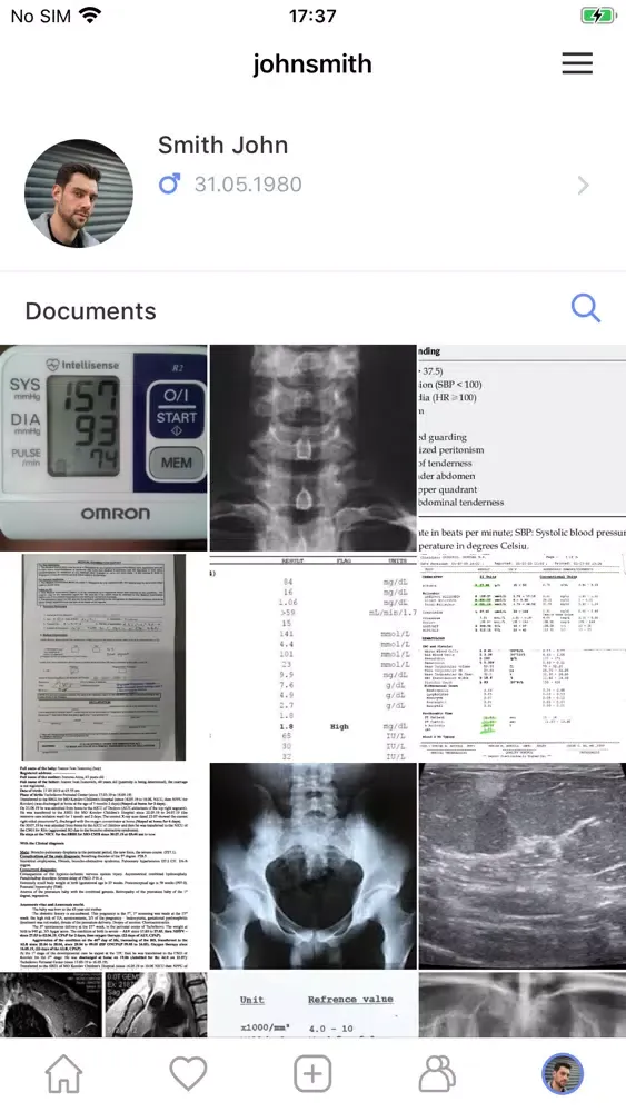 Medical History – documents Ekran Görüntüleri