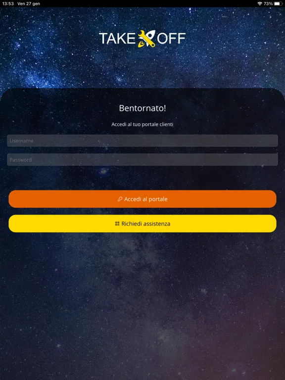 Ảnh chụp màn hình của TakeOff Assistenza iPad 