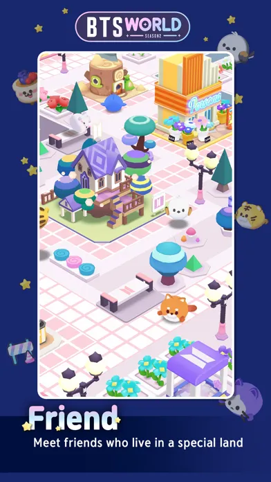 Capturas de tela do BTS WORLD Season2