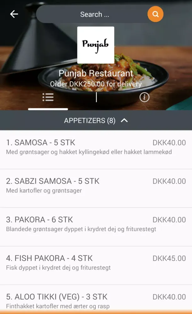 Punjab Restaurant应用截图