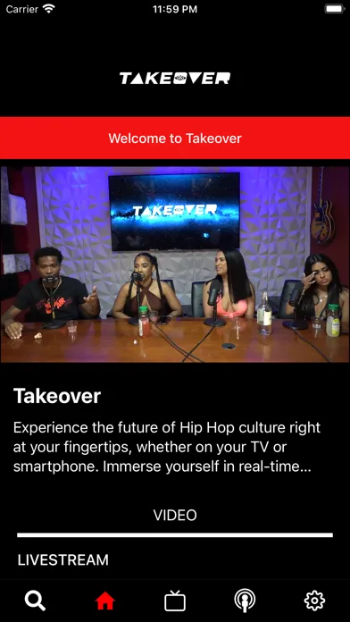 Captures d'écran de Takeover TV