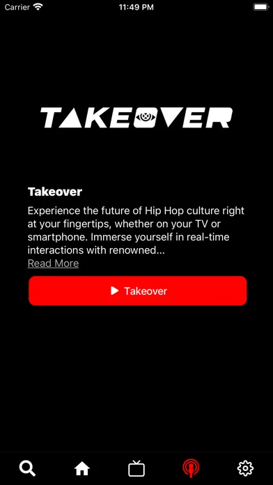 Captures d'écran de Takeover TV