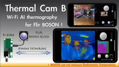 Capturas de tela do Thermal Cam Boson