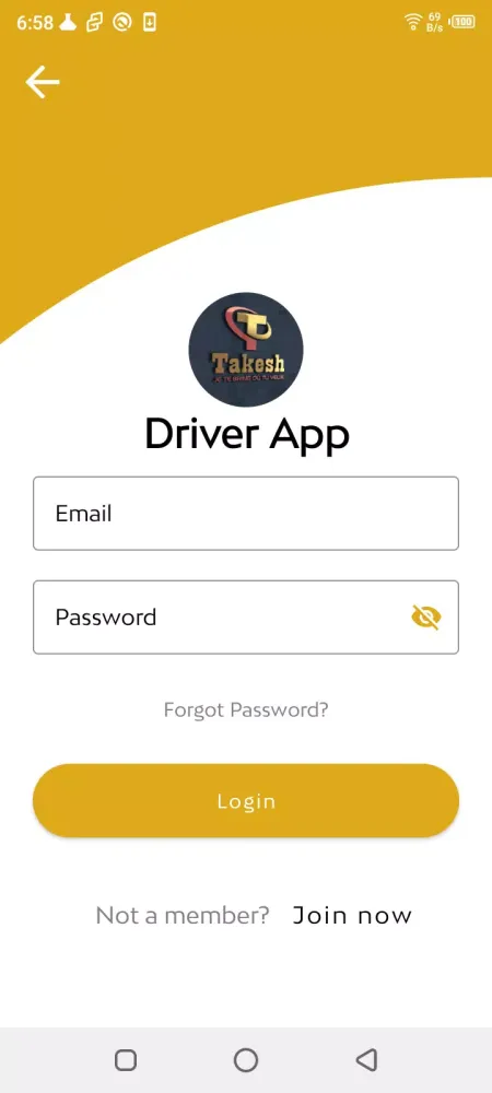 Tangkapan skrin Takesh driver (Chauffeur)