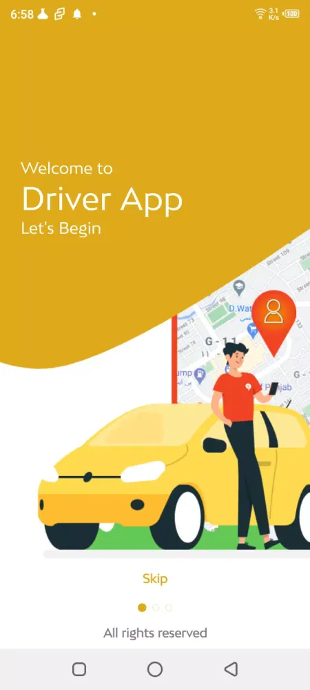 Tangkapan skrin Takesh driver (Chauffeur)