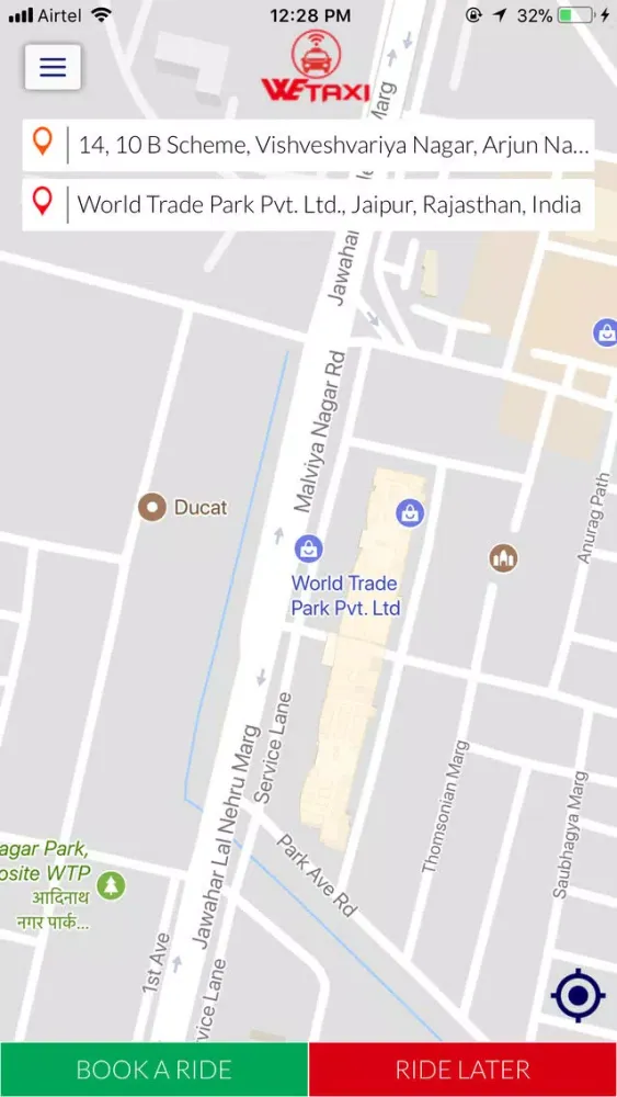 WeTaxi Screenshots