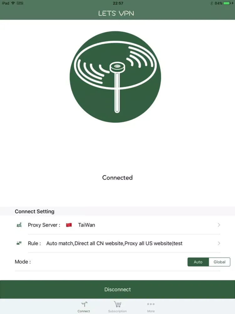 Lets VPN iPad  スクリーンショット