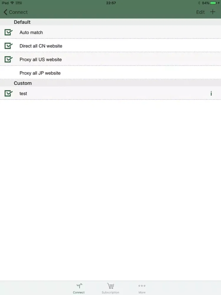 Lets VPN iPad  スクリーンショット