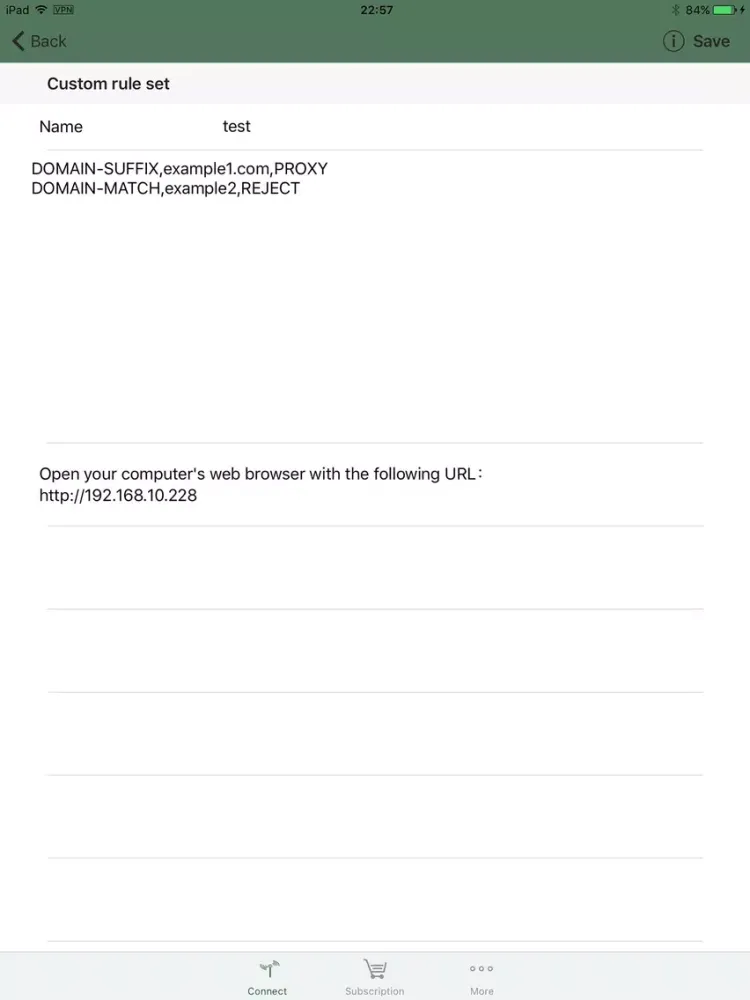 Lets VPN iPad  スクリーンショット