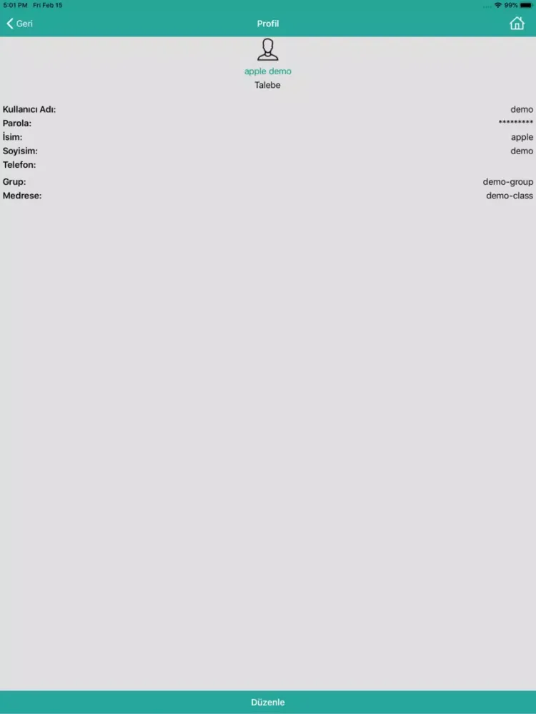 Screenshot di Çetelem iPad 