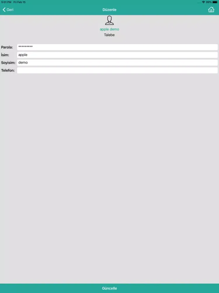 Screenshot di Çetelem iPad 