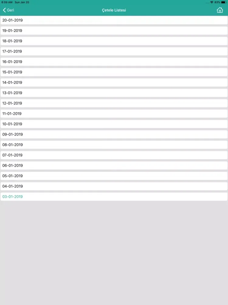 Screenshot di Çetelem iPad 