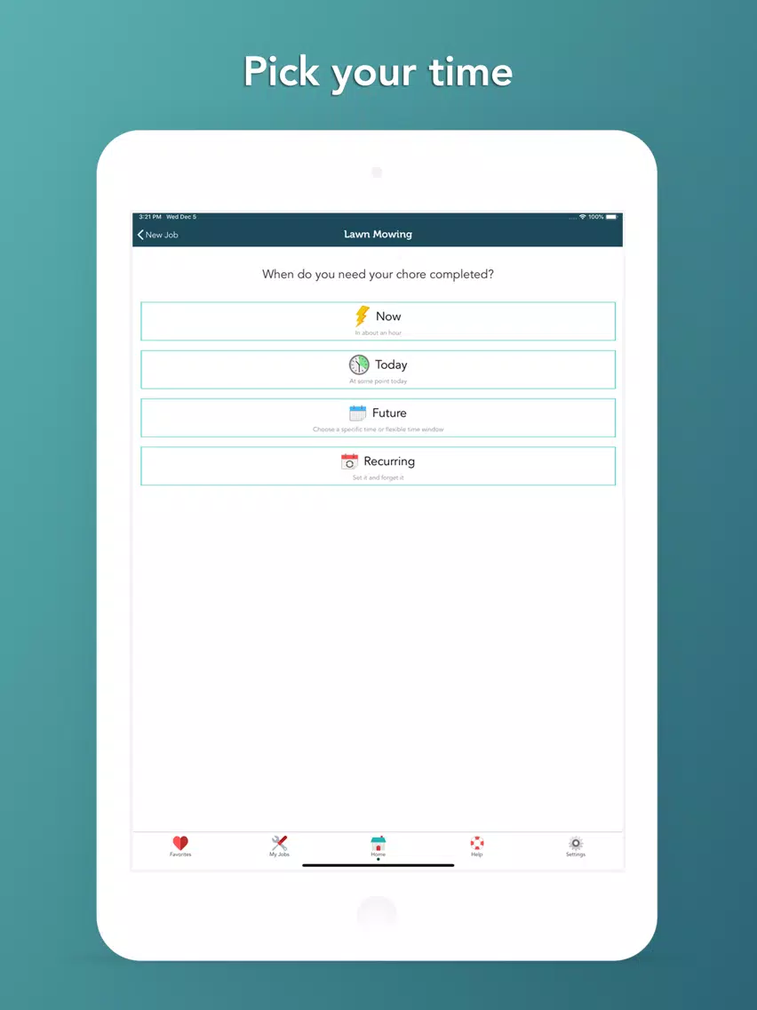 Takl - Home Services On Demand iPad  স্ক্রিনশট
