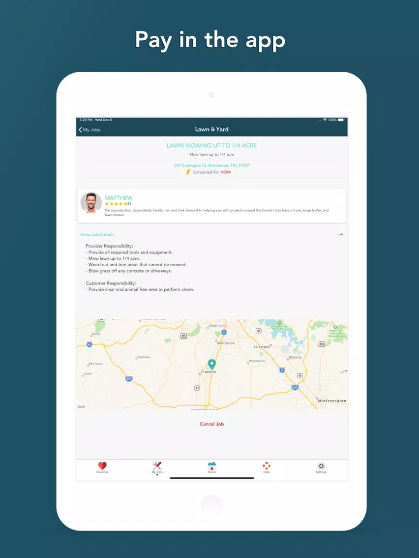 Takl - Home Services On Demand iPad  স্ক্রিনশট
