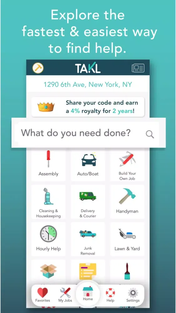 Takl - Home Services On Demand应用截图