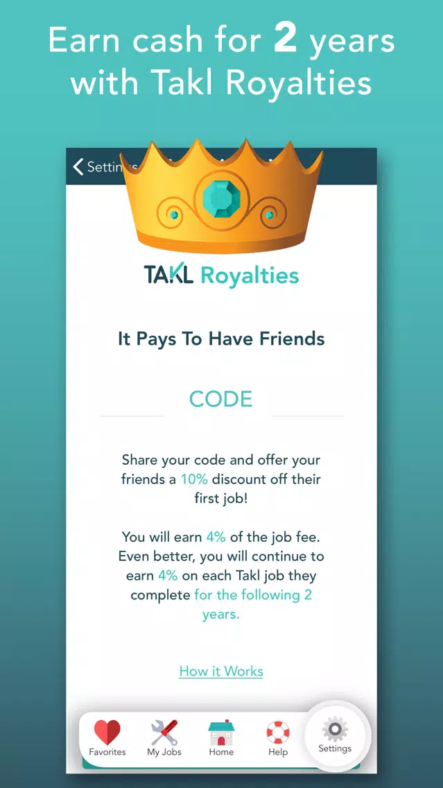 Takl - Home Services On Demand স্ক্রিনশট