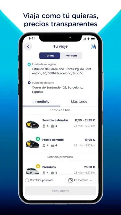Скриншоты ALLMOVE - Taxi Ecològic