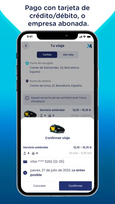 Скриншоты ALLMOVE - Taxi Ecològic