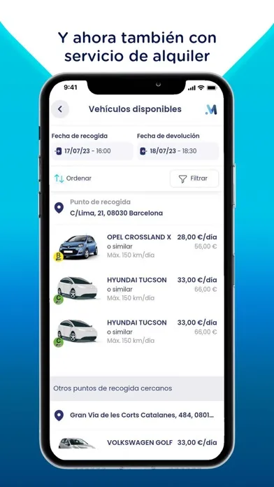 Скриншоты ALLMOVE - Taxi Ecològic