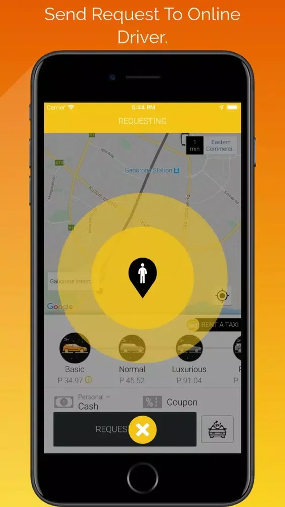 Taksi Passenger Screenshots