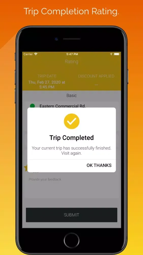 Taksi Passenger Screenshots