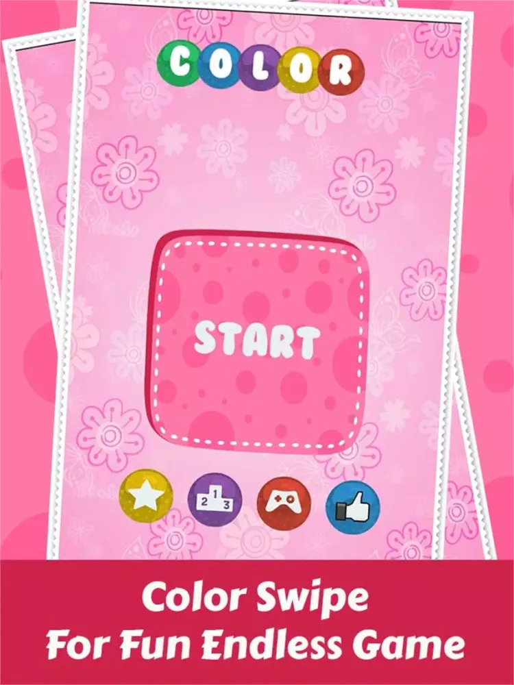 Color Swipe Fun Endless Action Shoot 'em All - Addictive Simple and Free Puzzle Game iPad  Screenshots
