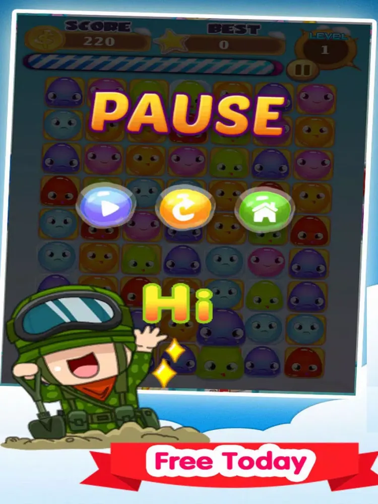 Zrzuty ekranu Jelly Deluxe Match 3 iPad 
