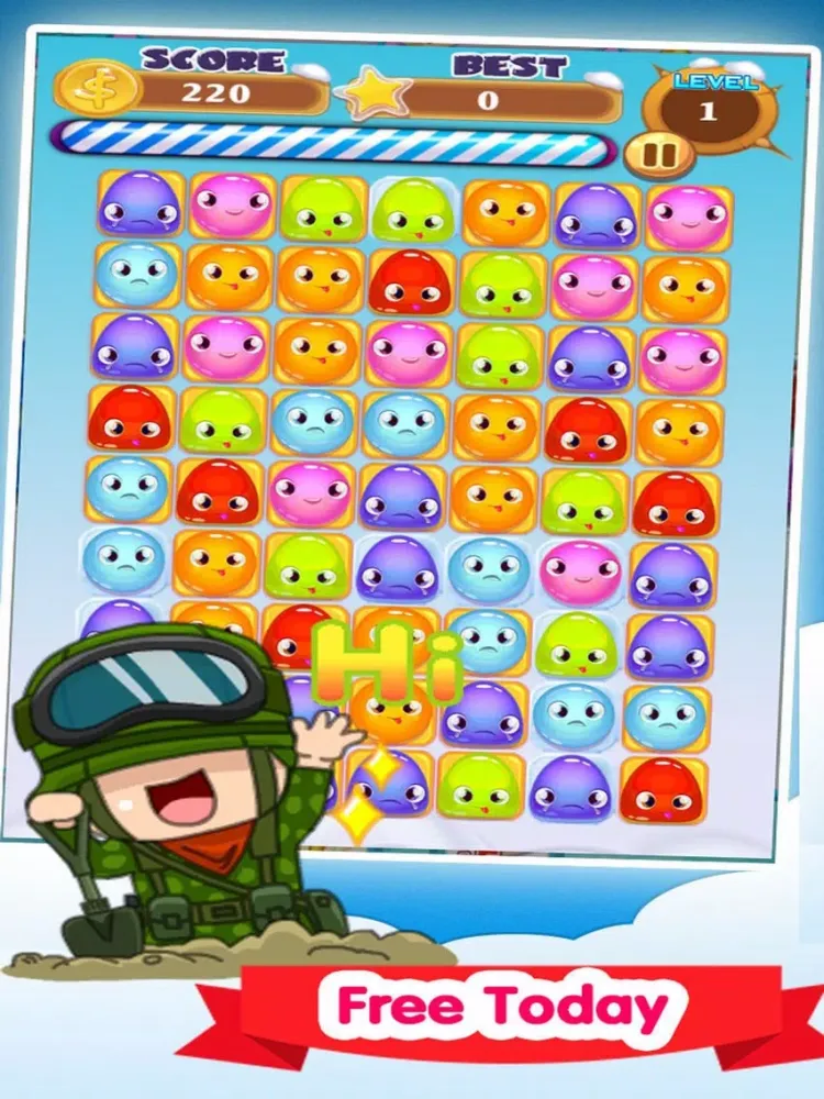 Zrzuty ekranu Jelly Deluxe Match 3 iPad 