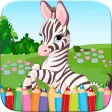 My Zoo Animal Friends Draw Coloring Book World for Kids