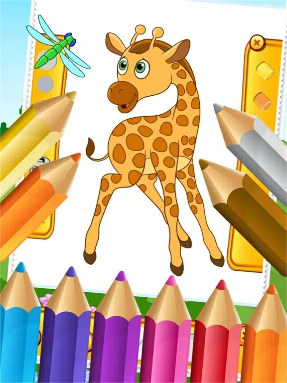 My Zoo Animal Friends Draw Coloring Book World for Kids iPad  স্ক্রিনশট