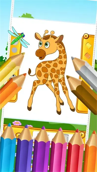 My Zoo Animal Friends Draw Coloring Book World for Kids স্ক্রিনশট