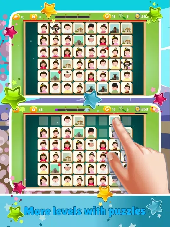 Onet Connect Trails 2 Match - Pair Two Twin Card iPad  Screenshots