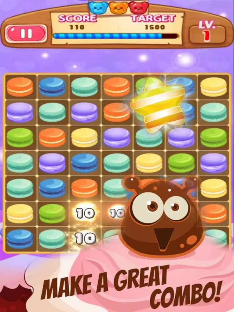 تصاویر Cookie Cake: Land Sugar Star iPad 