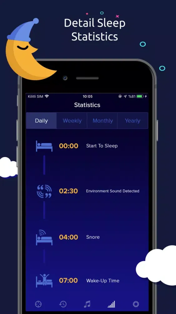 Capturas de pantalla de Sleep Analysis - Sleeptic