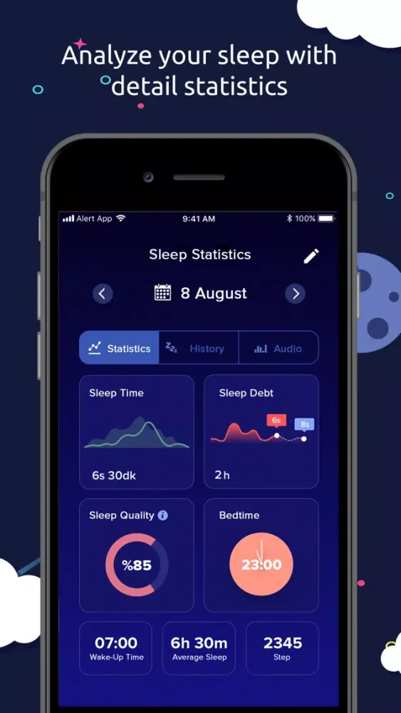 Capturas de pantalla de Sleep Analysis - Sleeptic