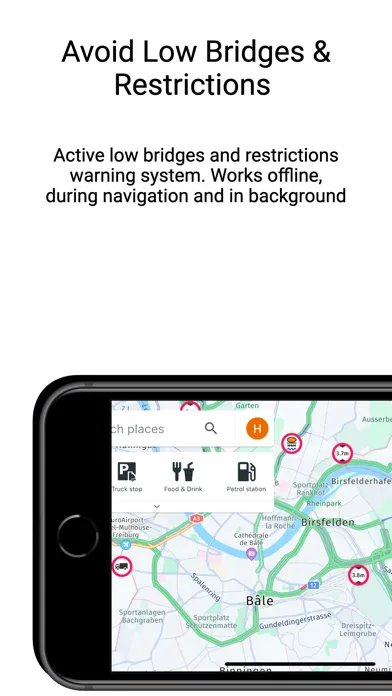 Navigation GPS Truck & Caravan Screenshots