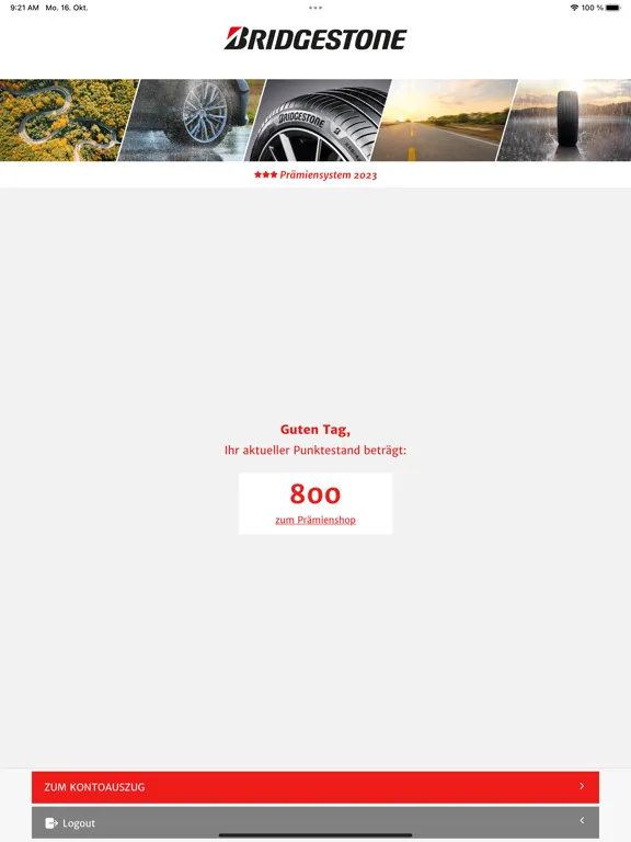 Bridgestone Club iPad  Screenshots