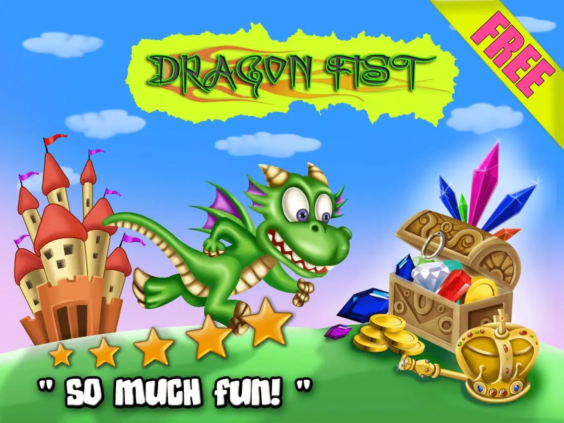 Dragon Fist - Cute Magic City Running Action Game For Kids FREE iPad 应用截图