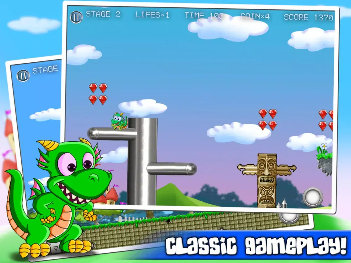 Dragon Fist - Cute Magic City Running Action Game For Kids FREE iPad 应用截图