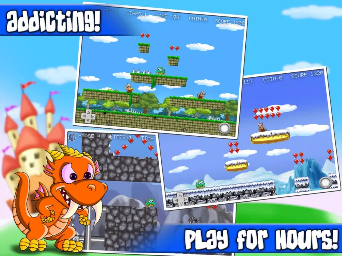 Dragon Fist - Cute Magic City Running Action Game For Kids FREE iPad 应用截图