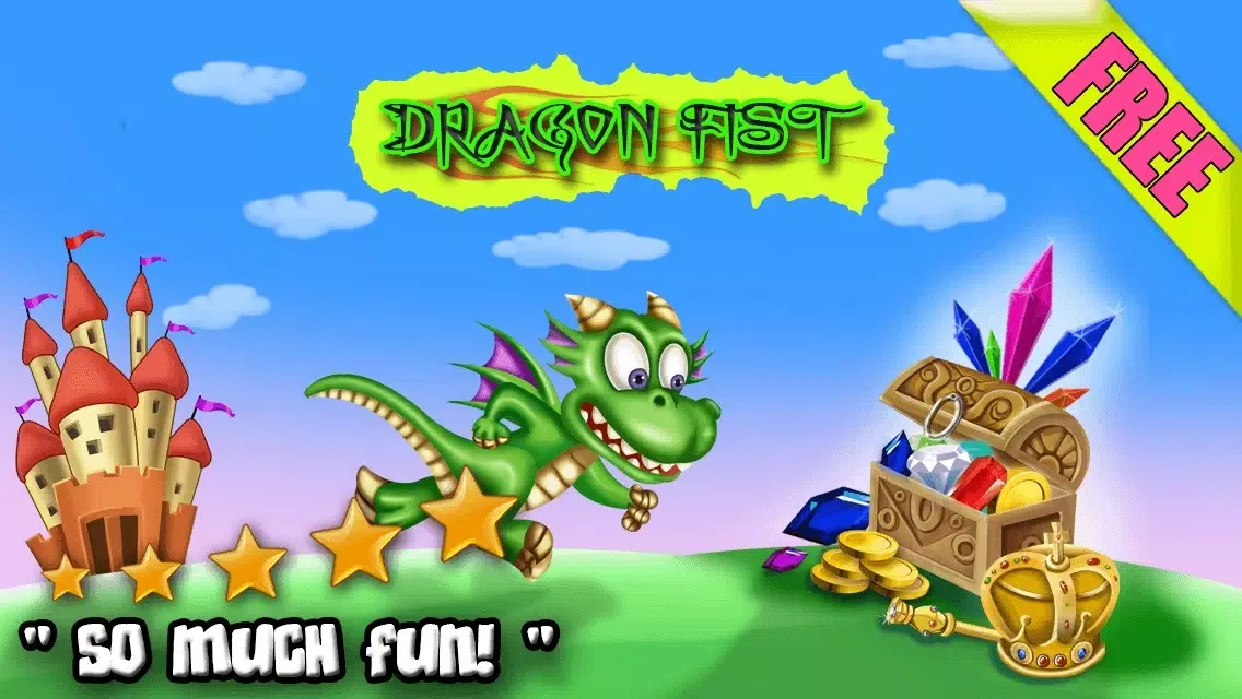 Dragon Fist - Cute Magic City Running Action Game For Kids FREE应用截图