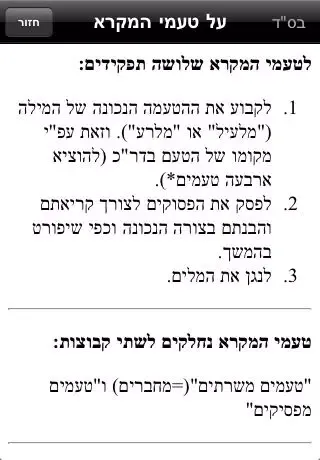 Torah Reading - קריאת התורה スクリーンショット